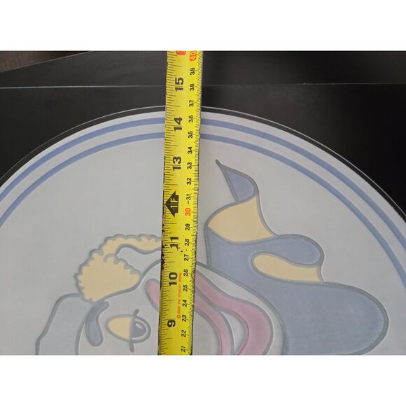 Clown Glass Ceiling Light Circus Clown Light Shade 14.5" w/Red Nose Retro Decor - Picture 7 of 11